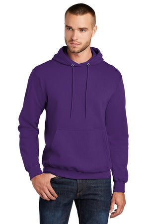 Unisex Core Fleece Pullover Hoodie - Team Purple