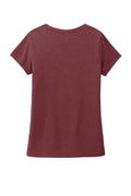 Women's Perfect Tri V-Neck Tee - Maroon Frost