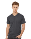 Tultex 0207TC - Unisex Poly-Rich V-Neck Tee - Heather Charcoal