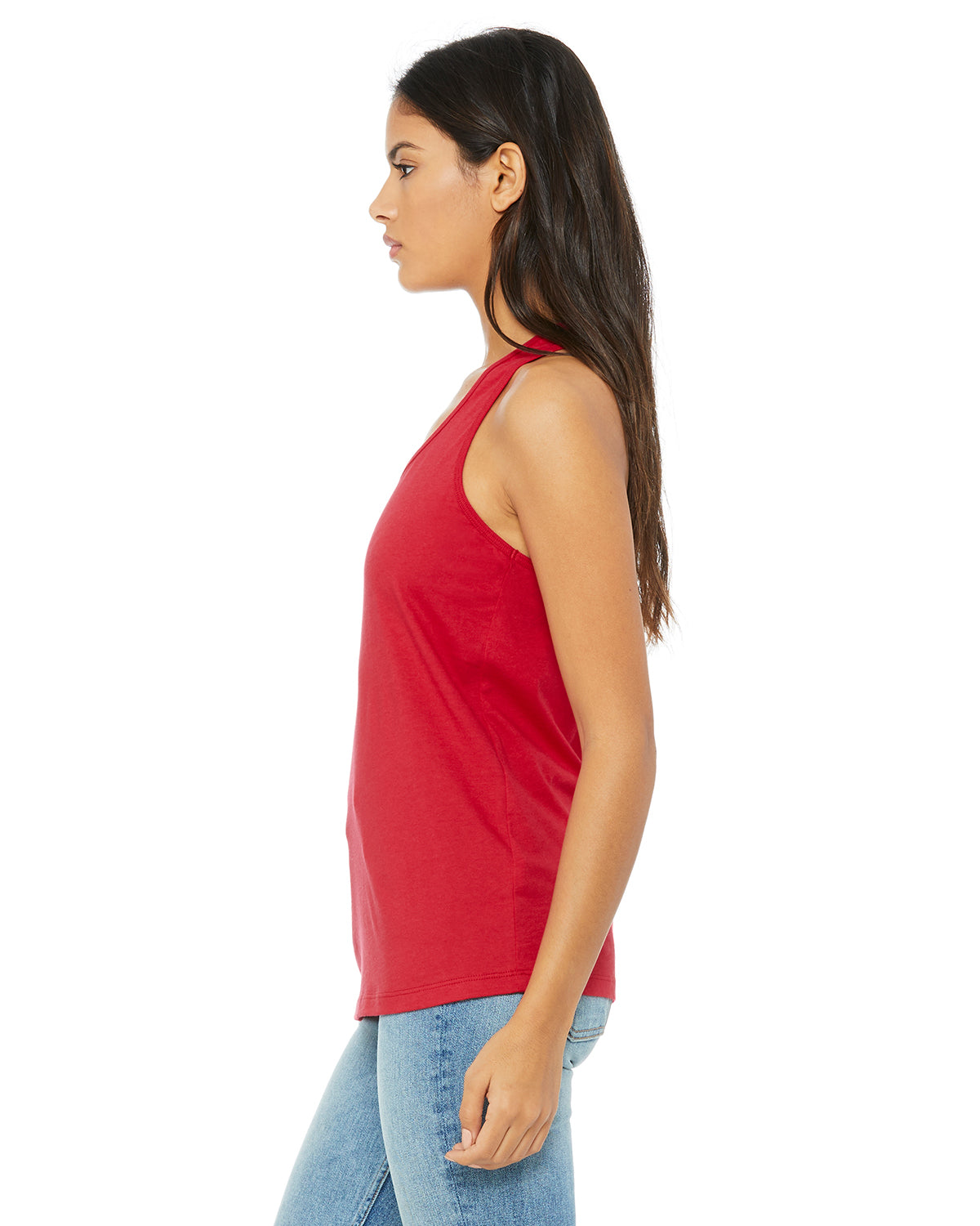 Women's Jersey Racerback Tank - Red