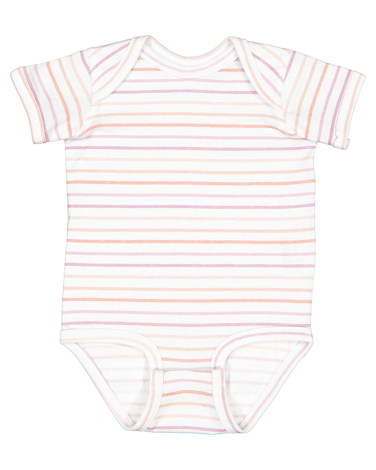 Infant Fine Jersey Bodysuit - LILAC STRIPE