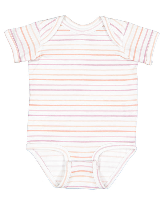 Infant Fine Jersey Bodysuit - LILAC STRIPE
