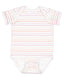 Rabbit Skins 4424 - Infant Fine Jersey Bodysuit - LILAC STRIPE