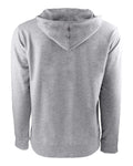 Unisex French Terry Zip Hoodie - Heather Gray / Heather Gray