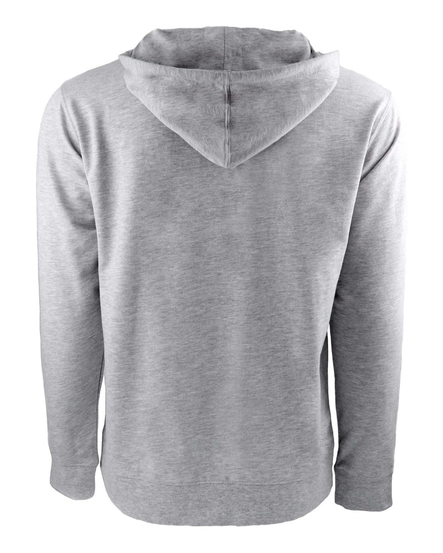 Unisex French Terry Zip Hoodie - Heather Gray / Heather Gray