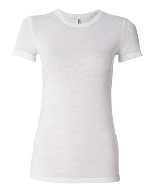Women's Cotton/Polyester Tee - White