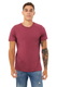 Bella + Canvas 3001CVC - Unisex Heather CVC T-Shirt - Heather Raspberry