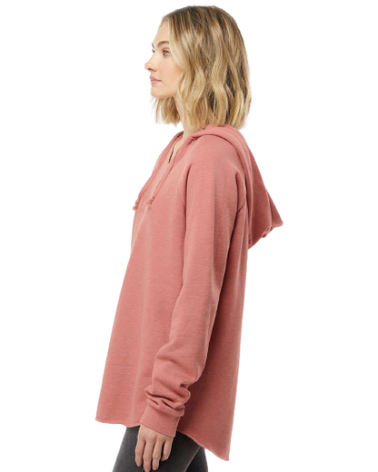 Women’s Lightweight California Wave Wash Hoodie - Dusty Rose