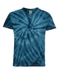 Youth Cyclone Vat-Dyed Pinwheel Short Sleeve T-Shirt - Navy