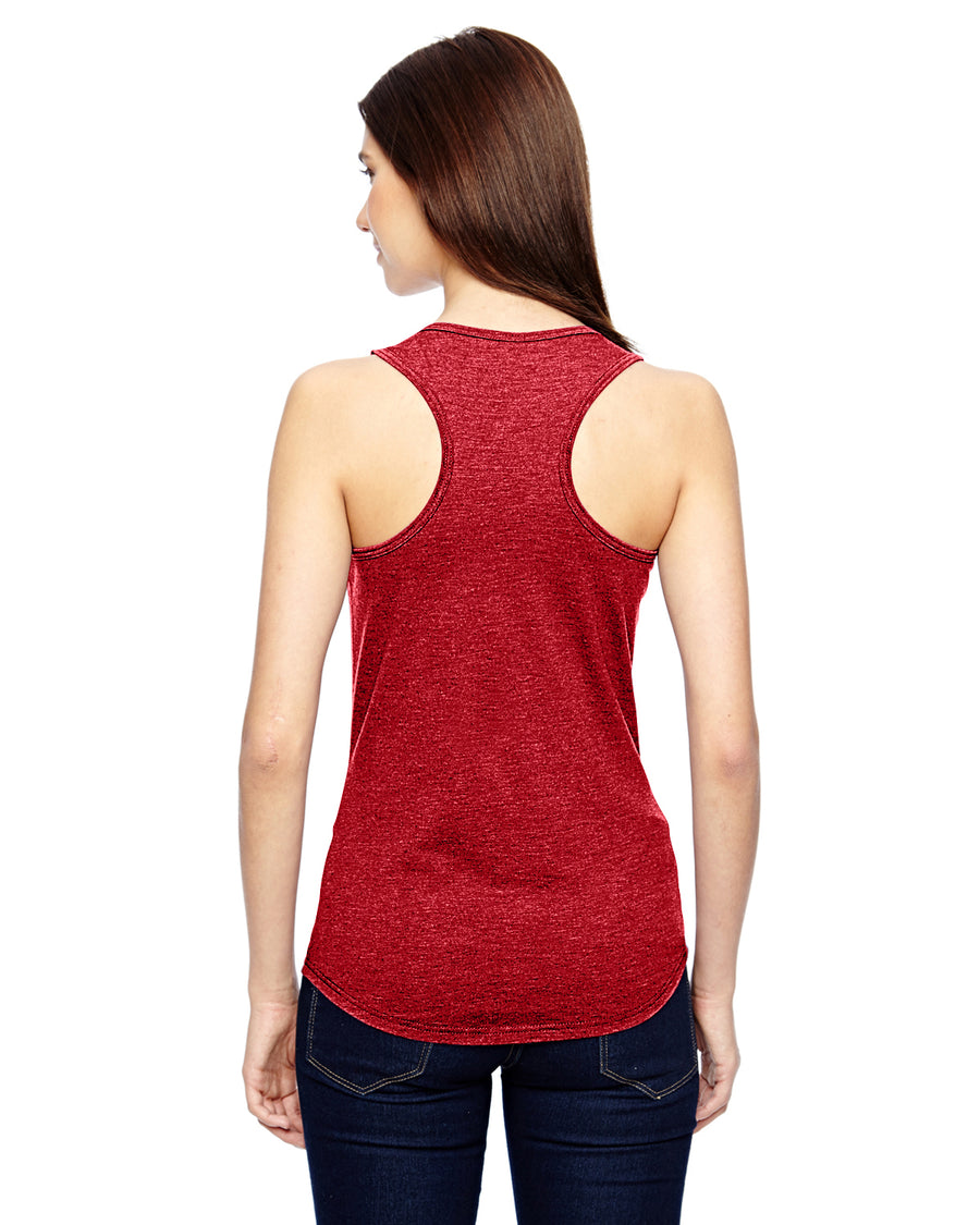 Women's Triblend Racerback Tank - Heather Red