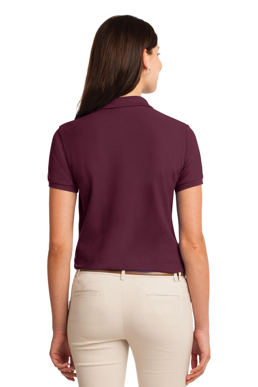 Women's Silk Touch Polo - Burgundy