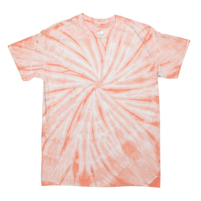 Youth Cyclone Vat-Dyed Pinwheel Short Sleeve T-Shirt - Peach