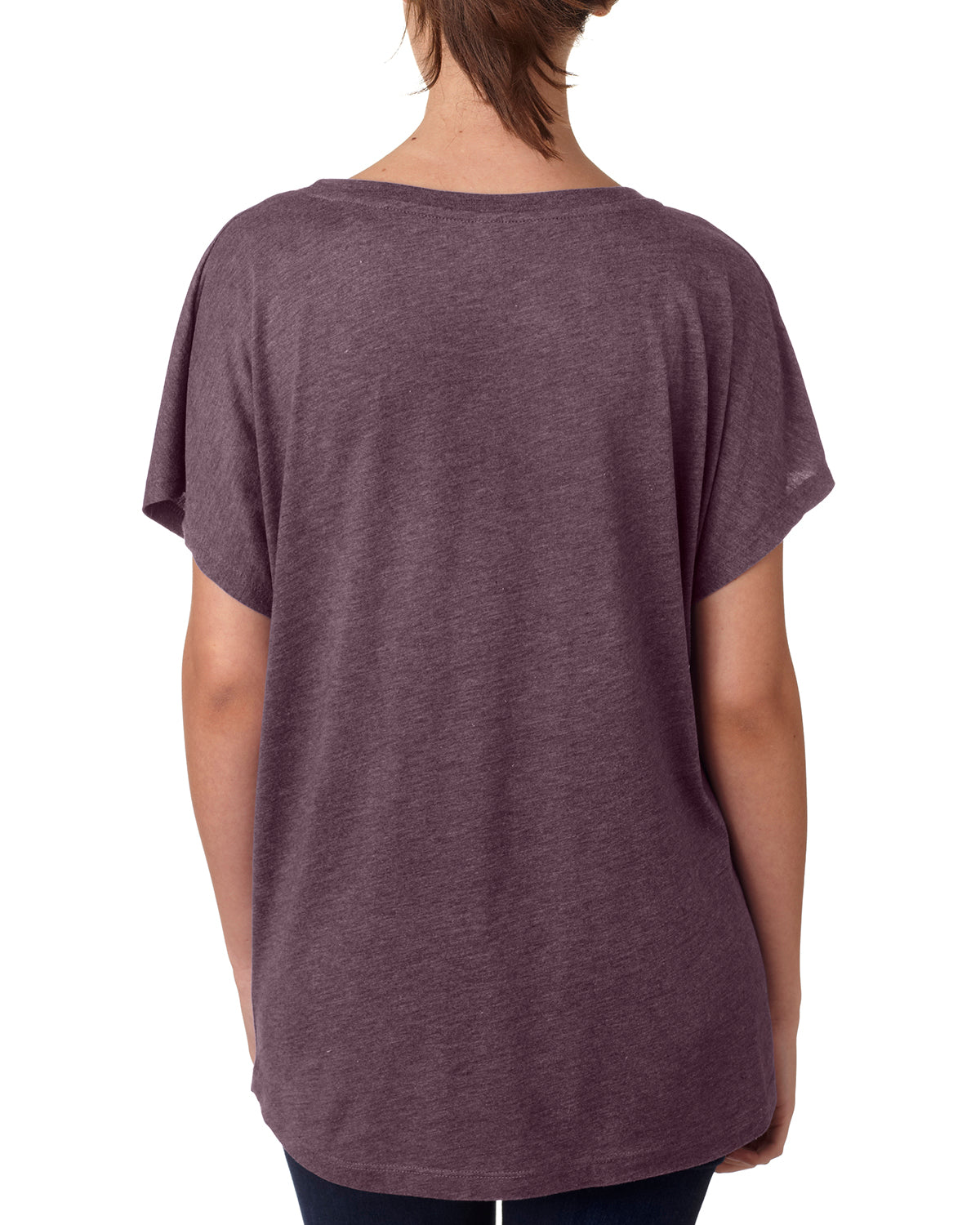 Women's Triblend Dolman - Vintage Purple
