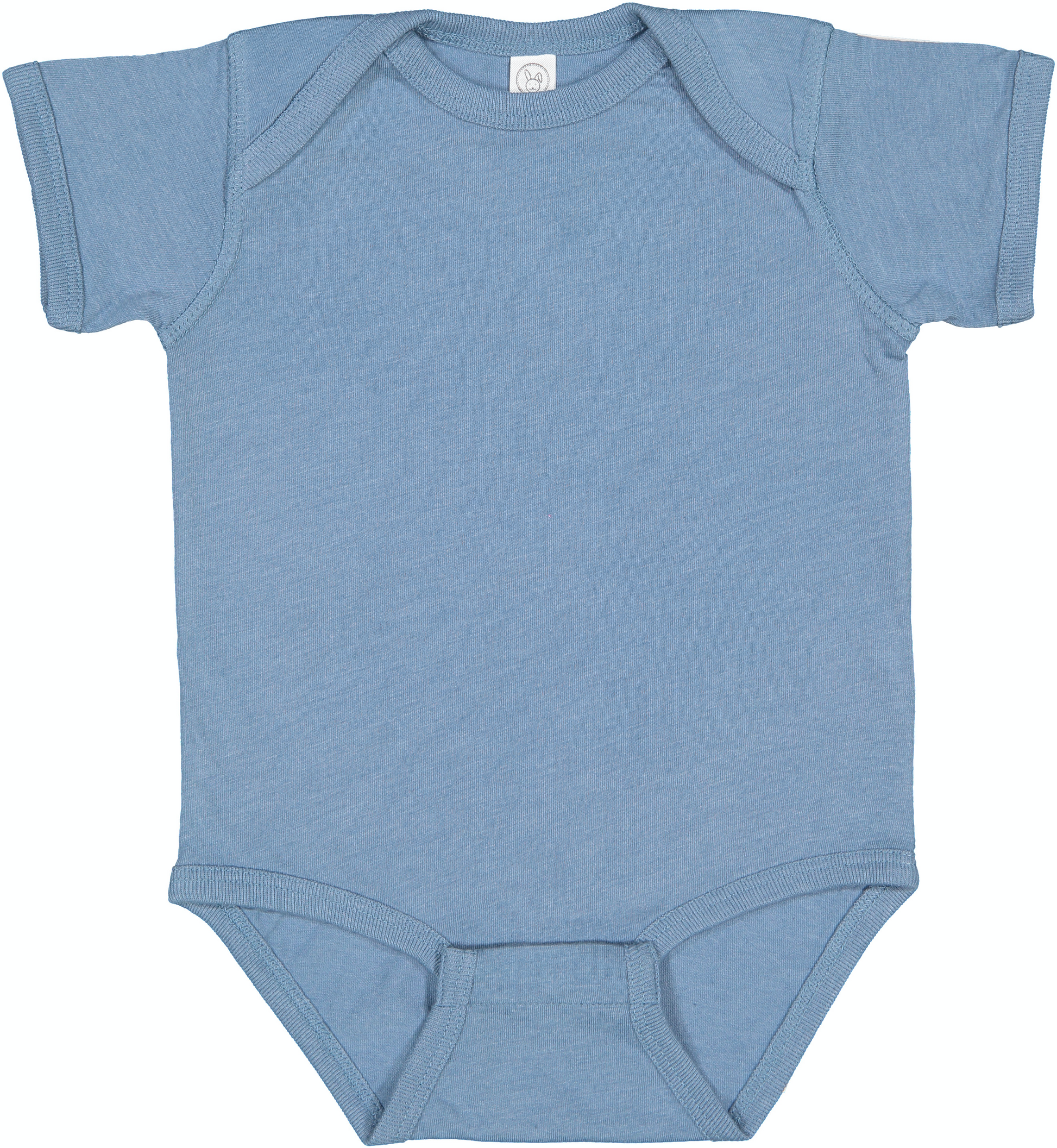 Infant Fine Jersey Bodysuit - Vintage Indigo