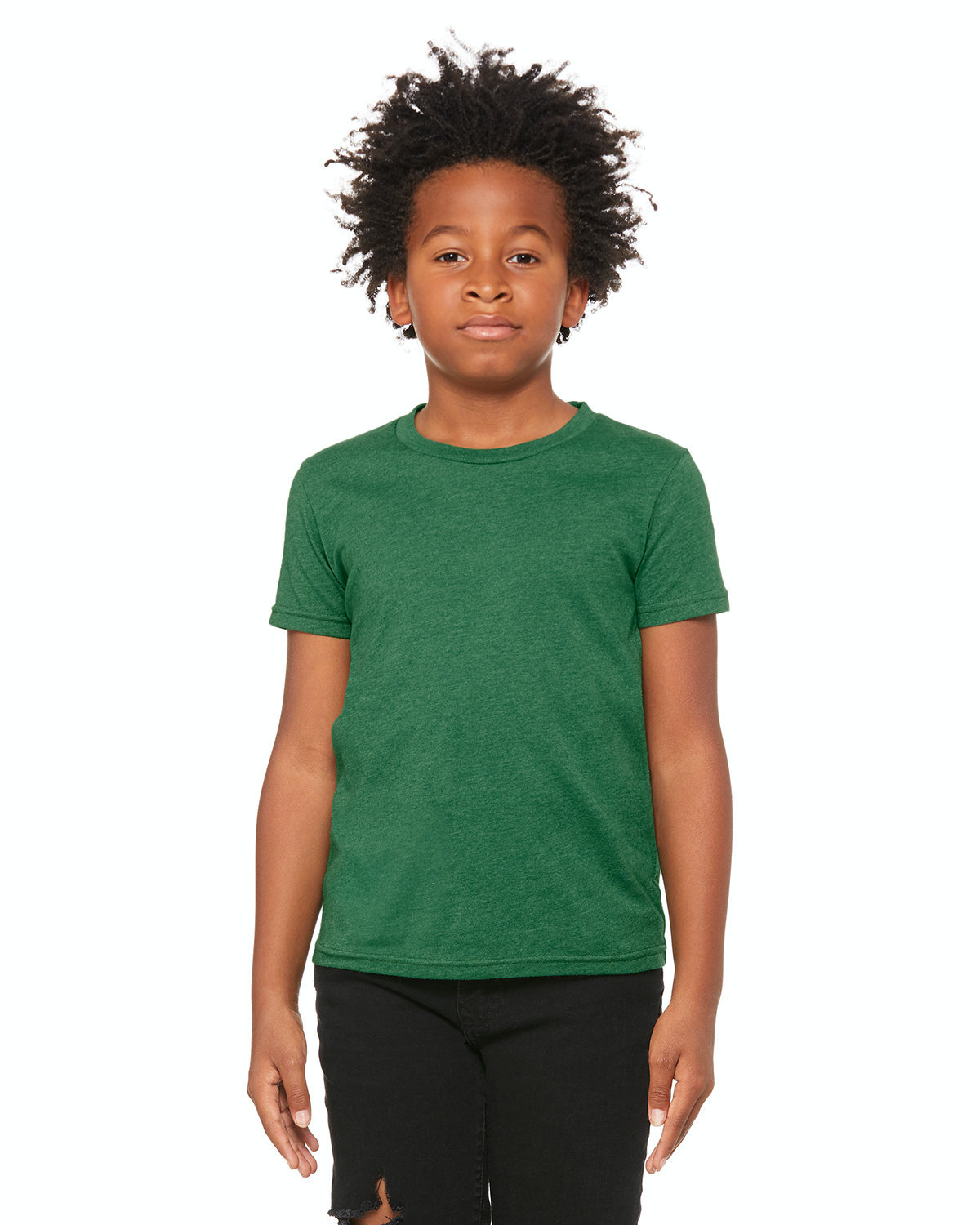 Youth Jersey T-Shirt - Heather Grass Green