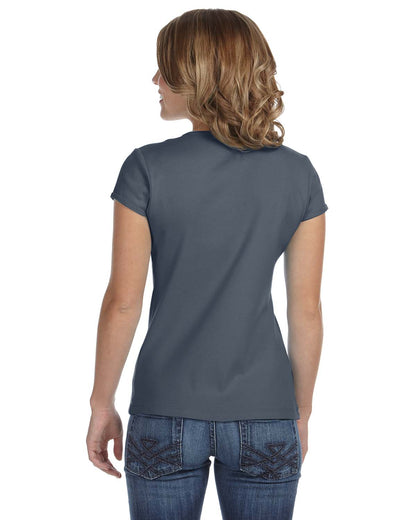 Women's Baby Rib Short-Sleeve T-Shirt - Heather Deep