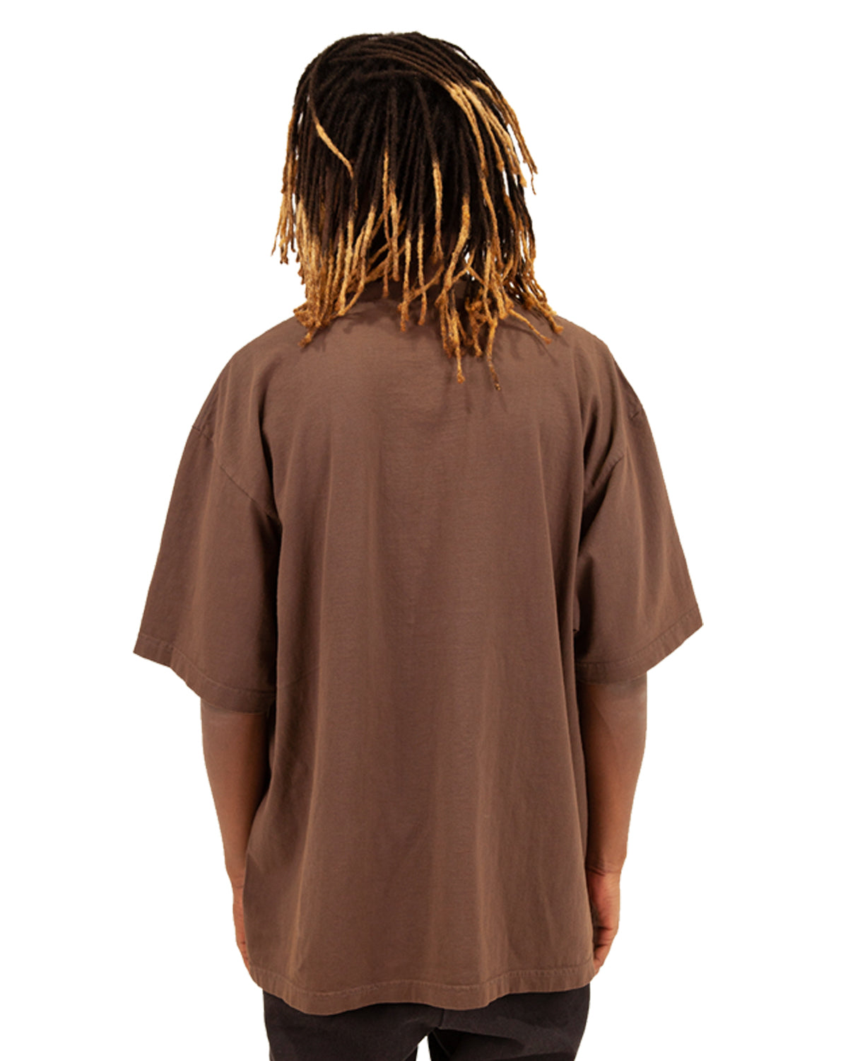 Garment-Dyed Crewneck T-Shirt - Mocha
