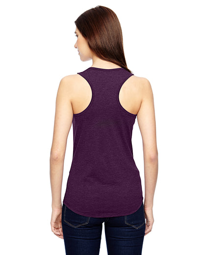 Women's Triblend Racerback Tank - Heather Aubergine