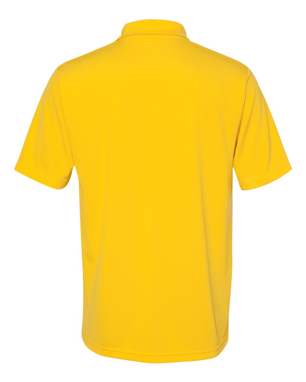 Unisex Performance Three-Button Mesh Polo - Sport Athletic Gold