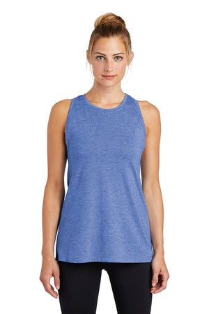 Women's PosiCharge Tri-Blend Wicking Tank - True Royal Heather