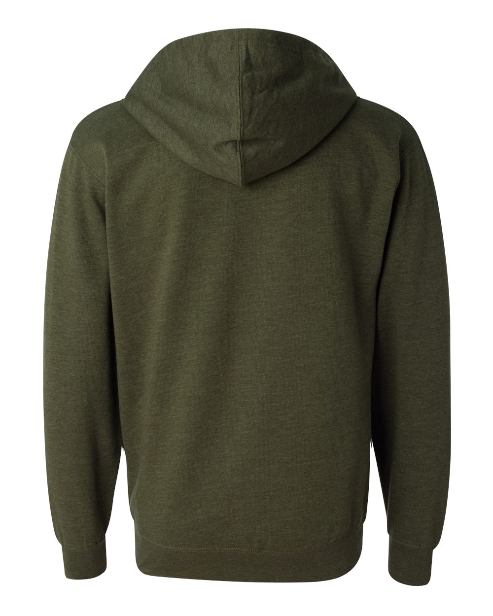 Unisex Midweight Full-Zip Hoodie - Army Heather