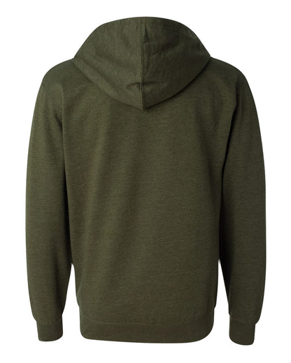 Unisex Midweight Full-Zip Hoodie - Army Heather