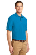 Unisex Silk Touch Polo - Turquoise