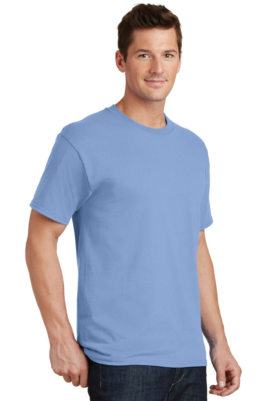 Unisex Core Cotton Tee - Light Blue