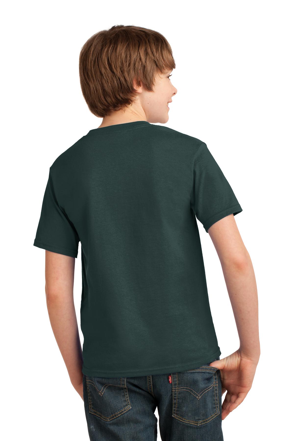 Youth Essential Tee - Dark Green