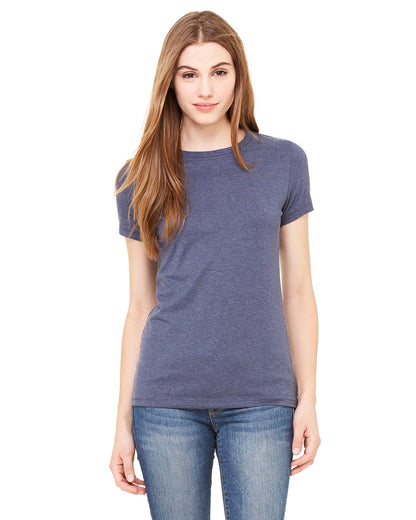 Women's Junior Fit Favorite T-Shirt - Heather Navy