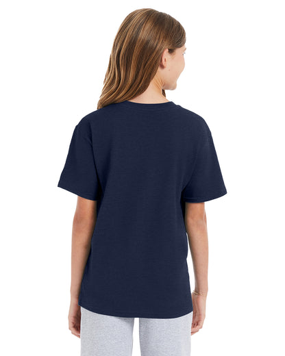 Youth Perfect-T Short Sleeve Tee - Heather Navy