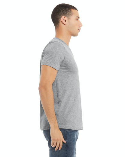 Unisex Jersey Short-Sleeve V-Neck T-Shirt - Heather Athletic