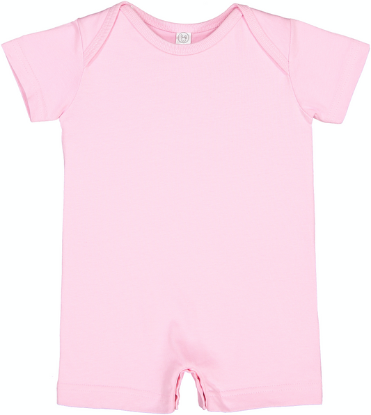 Infant Premium Jersey T-Shirt Romper - Pink