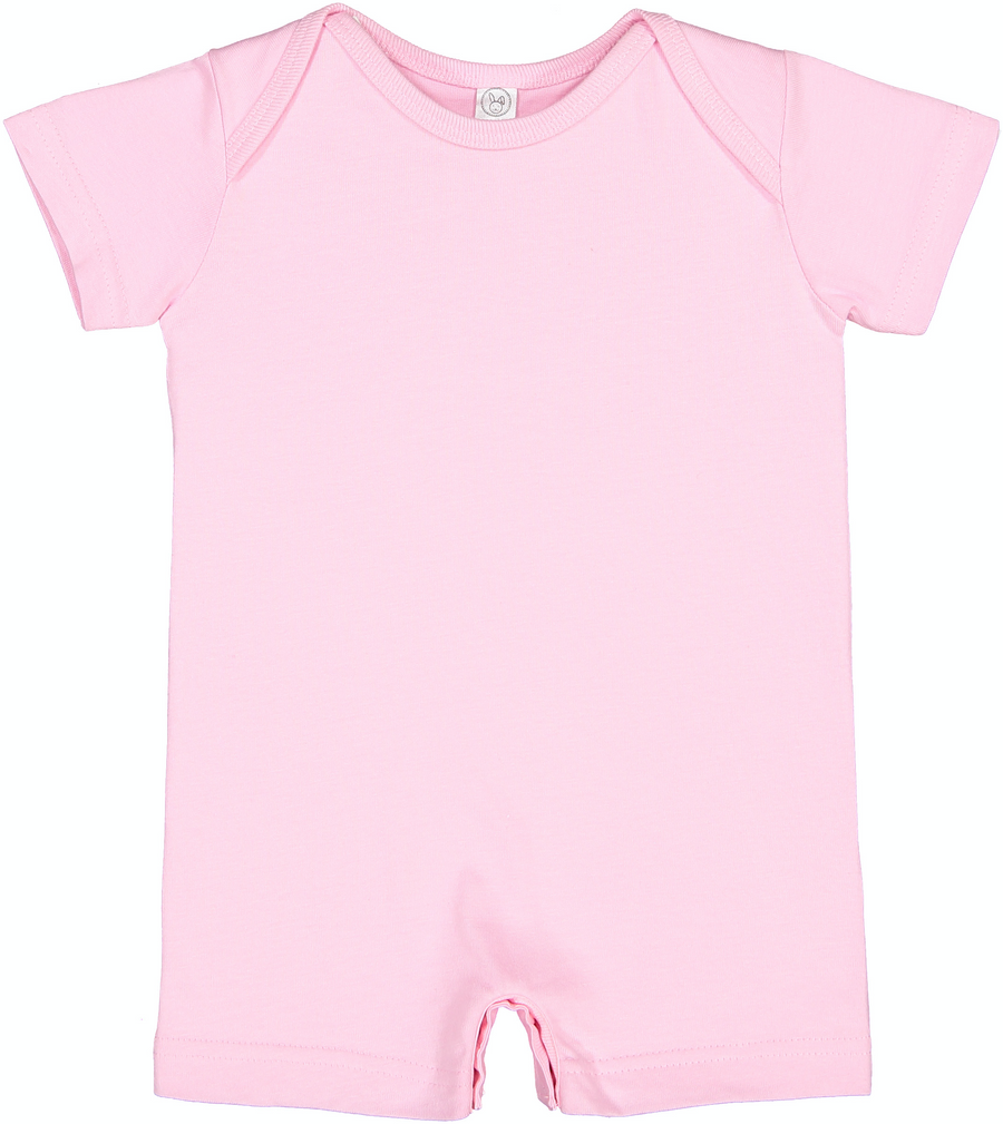 Infant Premium Jersey T-Shirt Romper - Pink