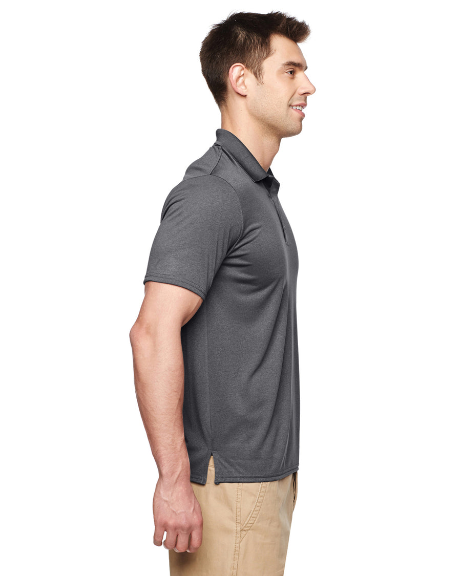 Unisex Performance® Jersey Polo - Marble Charcoal
