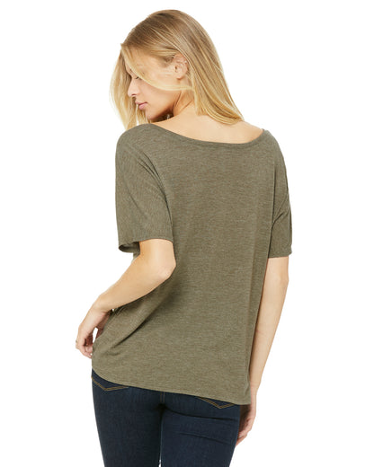 Women's Slouchy T-Shirt - Heather Olive