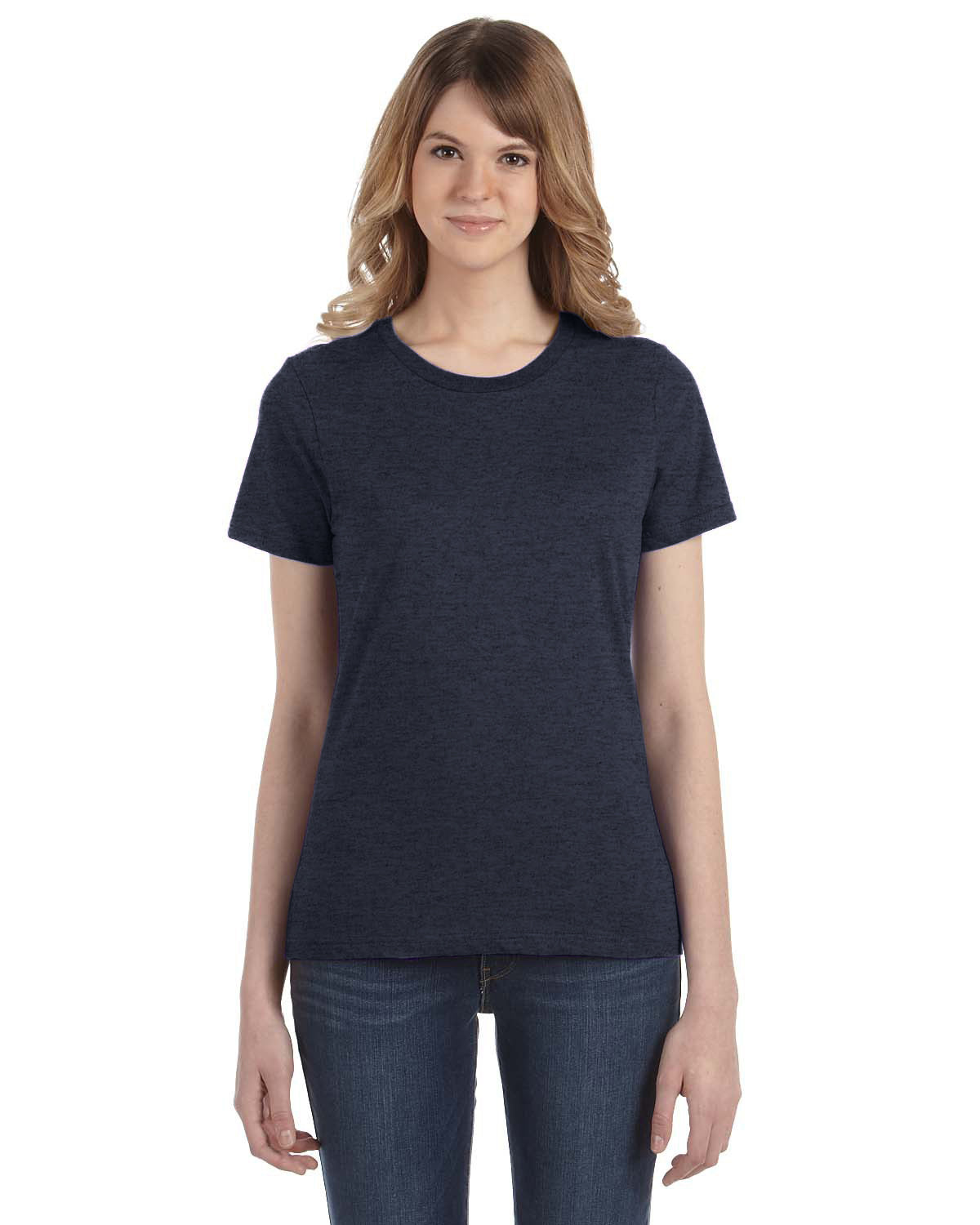 Women's Lightweight T-Shirt - Heather Navy