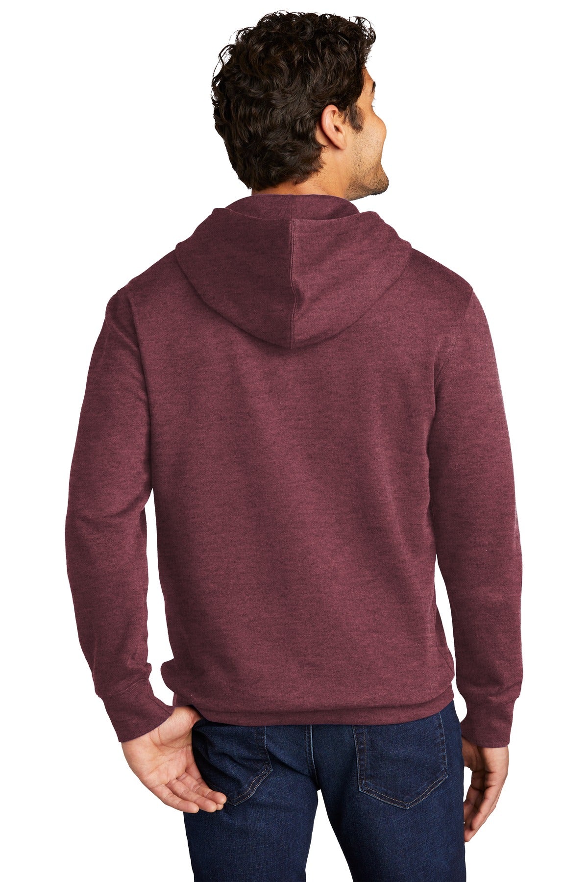 Unisex V.I.T. Fleece Hoodie - Heather Cardinal
