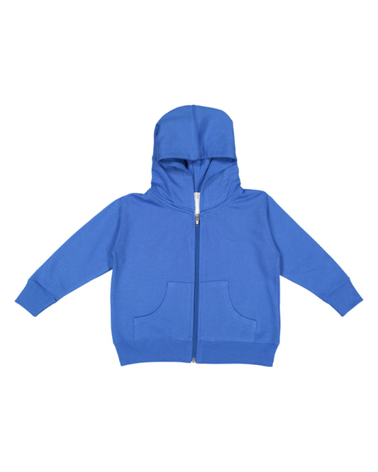 Toddler Zip Fleece Hoodie - Royal