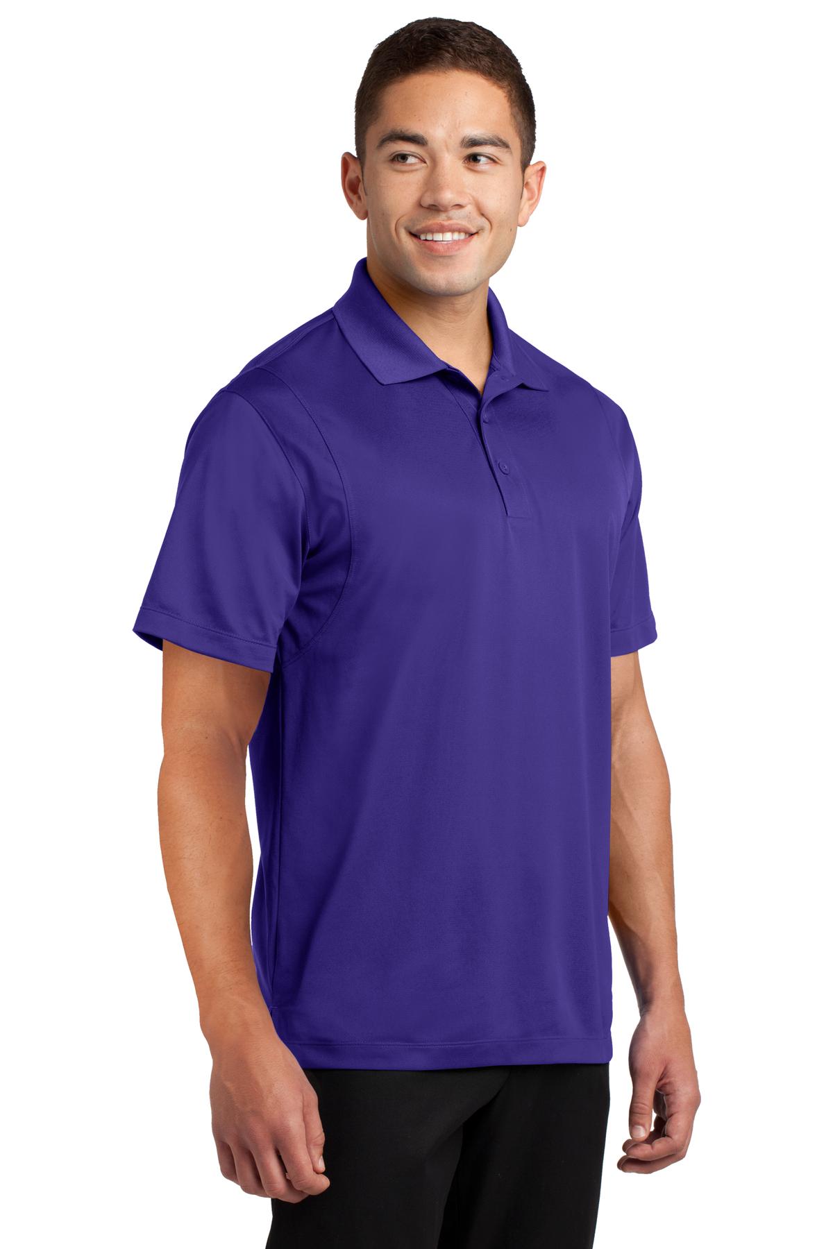 Men's Micropique Sport-Wick Polo - Purple