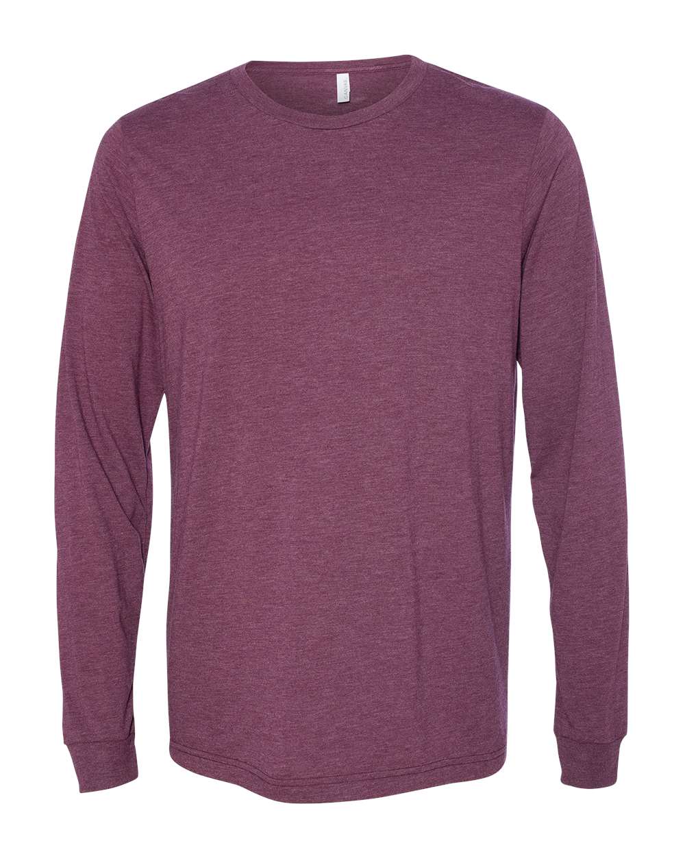 Unisex Jersey Long-Sleeve T-Shirt - Maroon Triblend