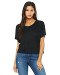Women's Flowy Boxy T-Shirt - Black