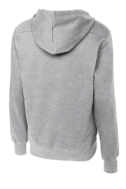 Lace Up Pullover Hoodie - Athletic Heather