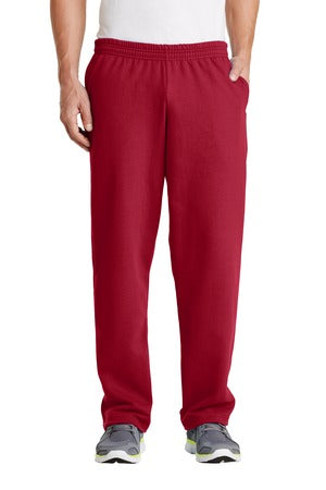Unisex Core Fleece Sweatpant with Pockets - Red
