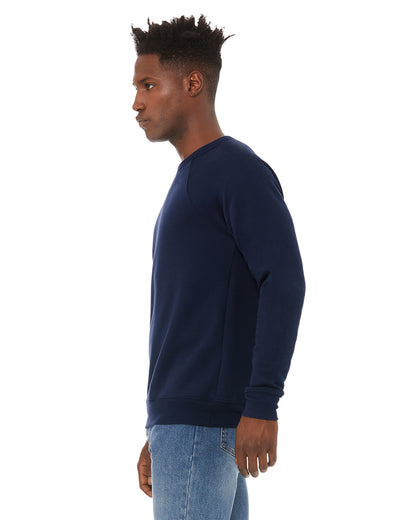 Unisex Sponge Fleece Raglan Sweatshirt - Navy