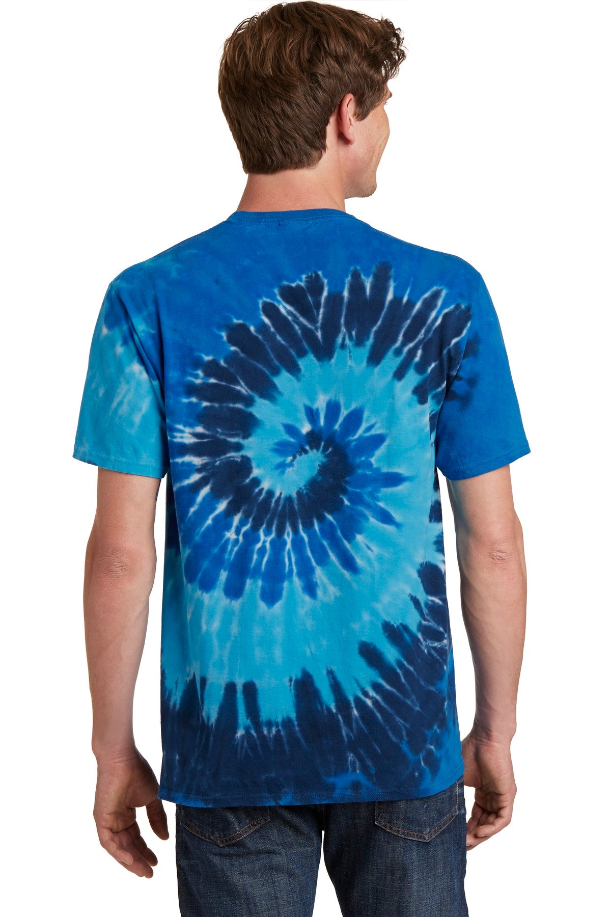 Unisex Tie-Dye Tee - Ocean Rainbow