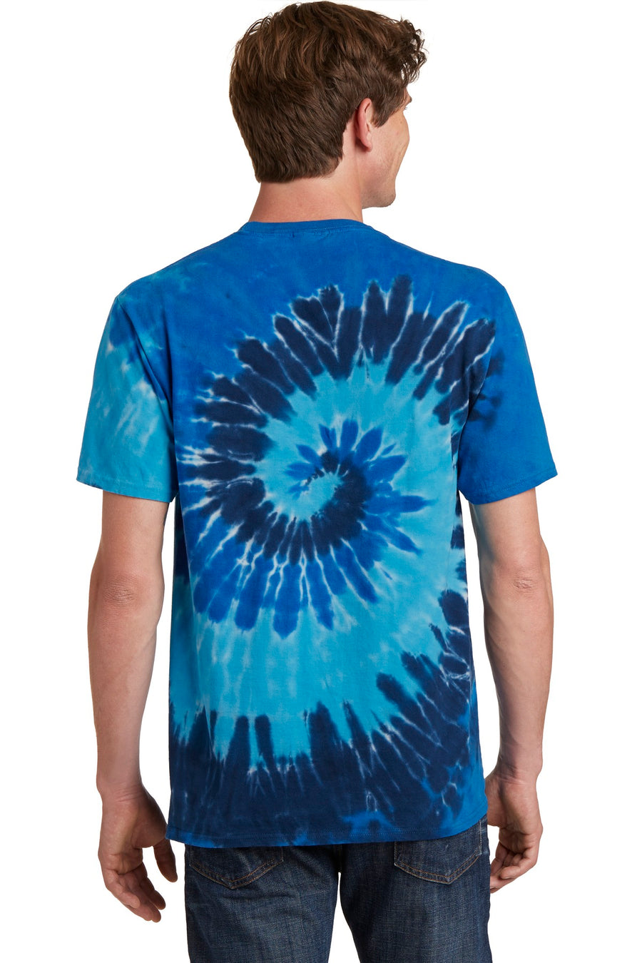 Unisex Tie-Dye Tee - Ocean Rainbow