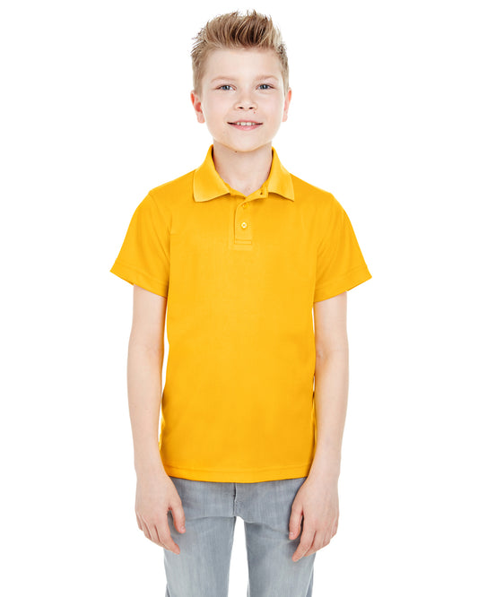 Youth Cool & Dry Mesh Piqué Polo - Gold