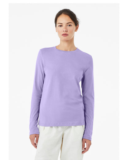 Women's Jersey Long-Sleeve T-Shirt - Dark Lavender