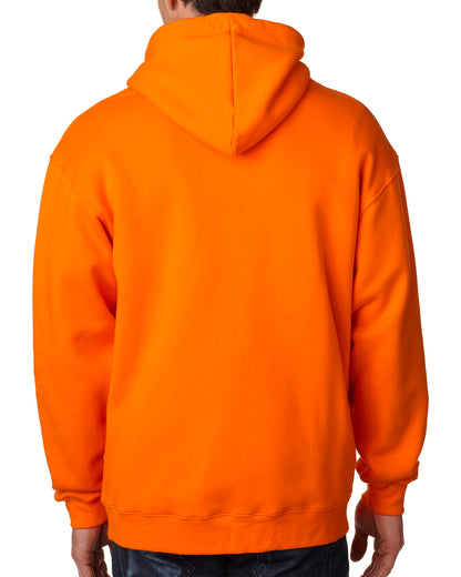 Unisex 80% cotton/20% polyester Full-Zip Hoodie - Bright Orange